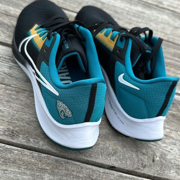 Nike Pegasus 38 NFL Jacksonville Jaguars Size 7 Men's Running Shoes NWT SNEAKERS - Picture 4 of 8